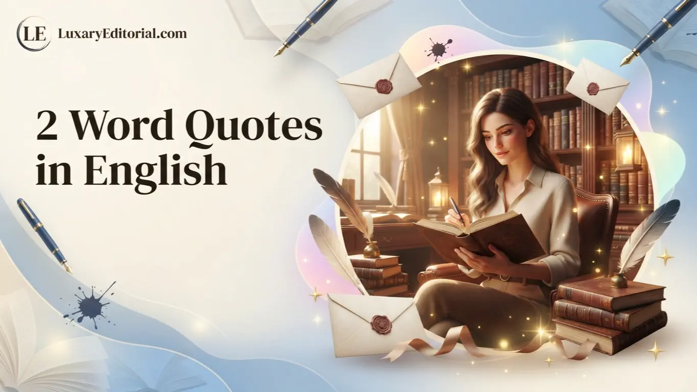 2 word quotes in English