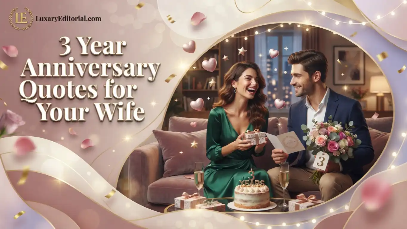 3 Year Anniversary Quotes for Your Wife