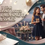 3 Year Anniversary Quotes: Sweet & Meaningful Messages