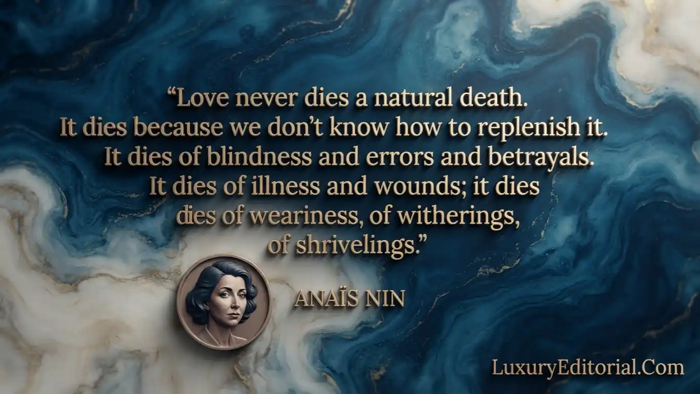 Anaïs Nin Quotes on Love