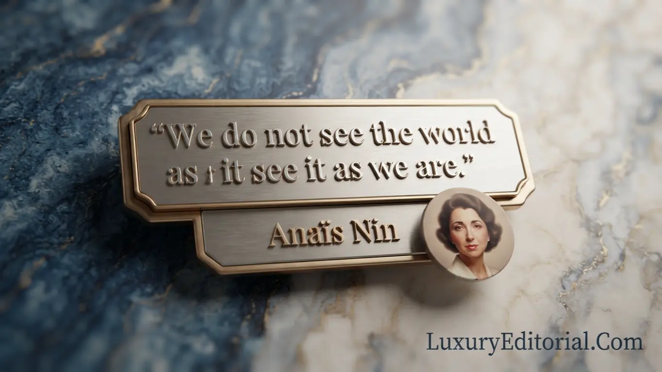 Anaïs Nin Quotes on Perception