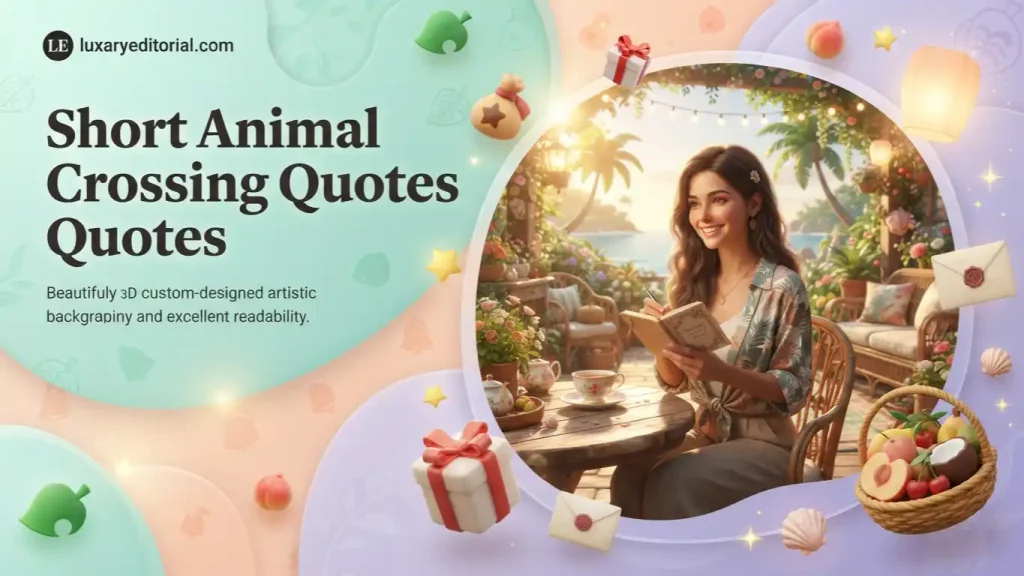 animal crossing quotes short