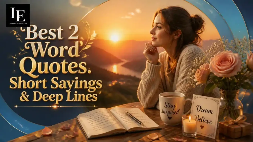 Best 2 Word Quotes: Short Sayings & Deep Lines