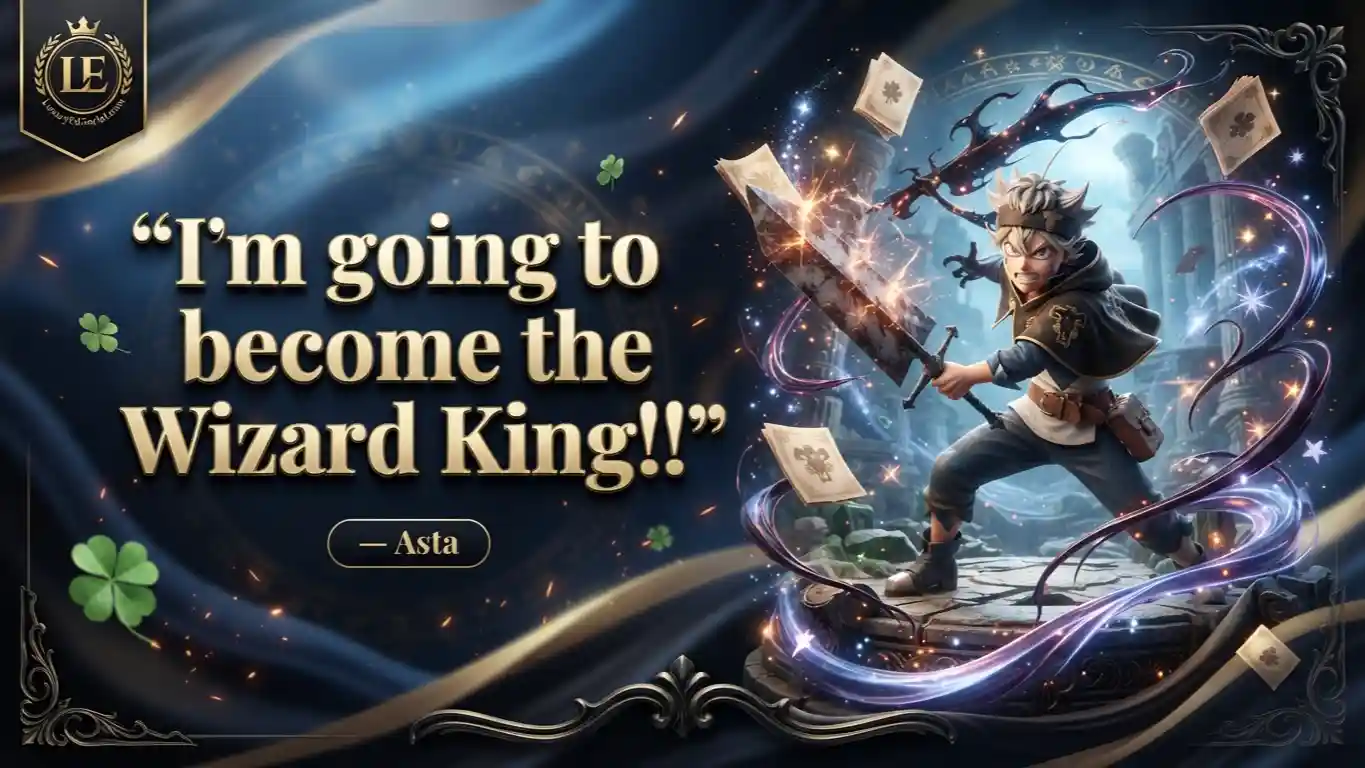 Best Black Clover Quotes