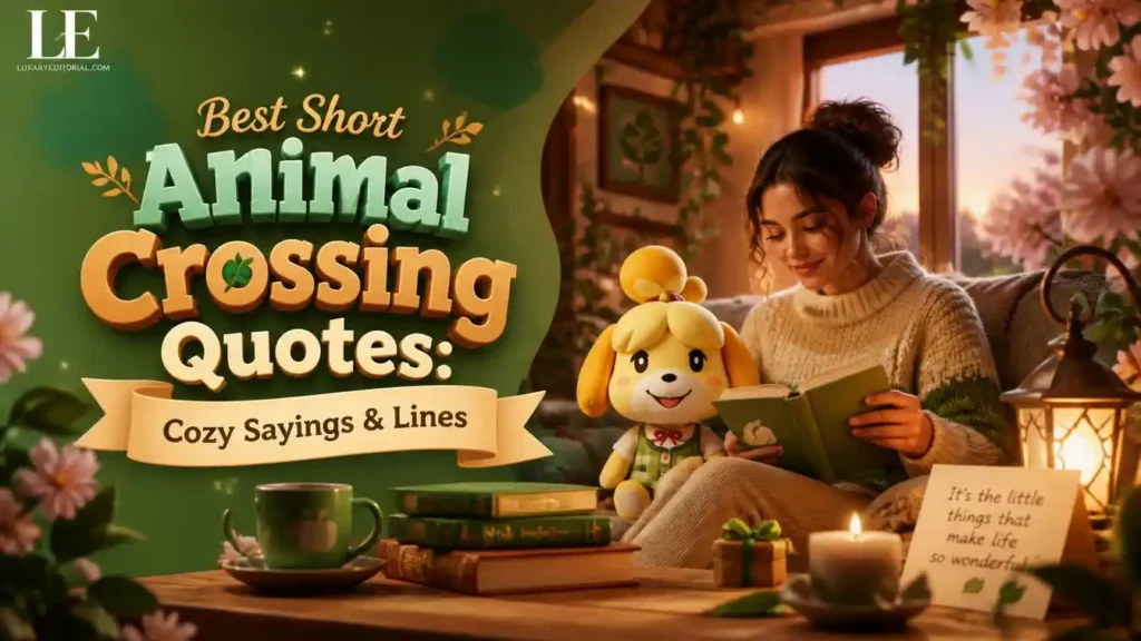 Best Short Animal Crossing Quotes: Cozy Sayings & Lines