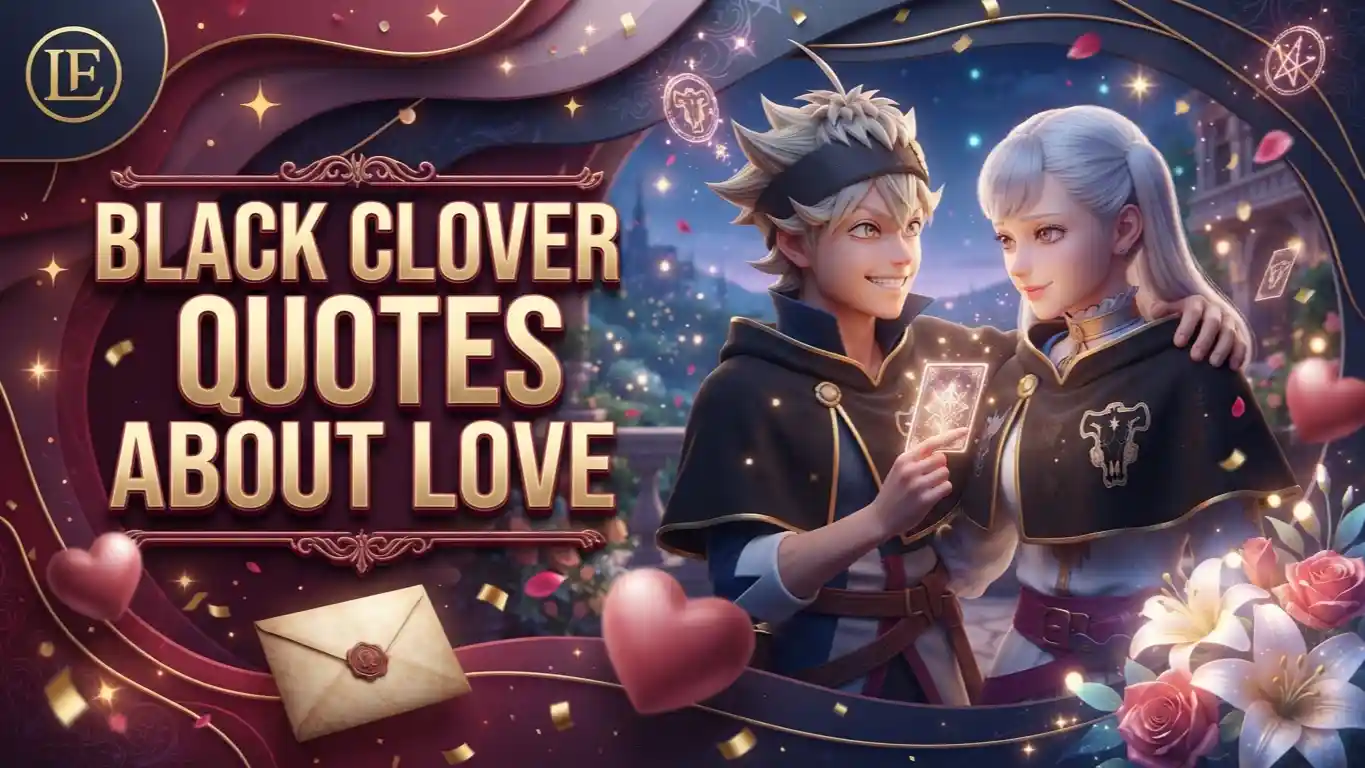 Black Clover Quotes About Love