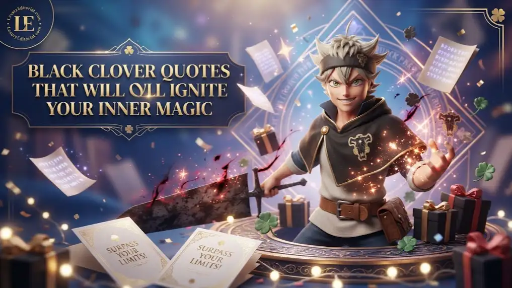 Black Clover Quotes That Will Ignite Your Inner Magic