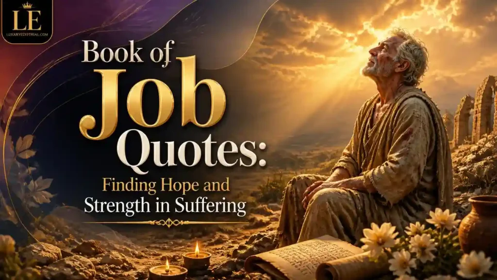 Book of Job Quotes: Finding Hope and Strength in Suffering