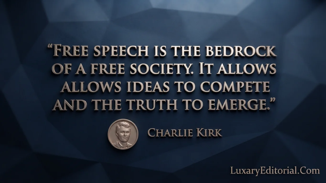 Charlie Kirk Quotes on Free Speech