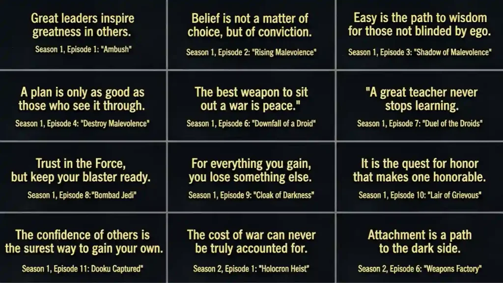 Clone wars quotes funny