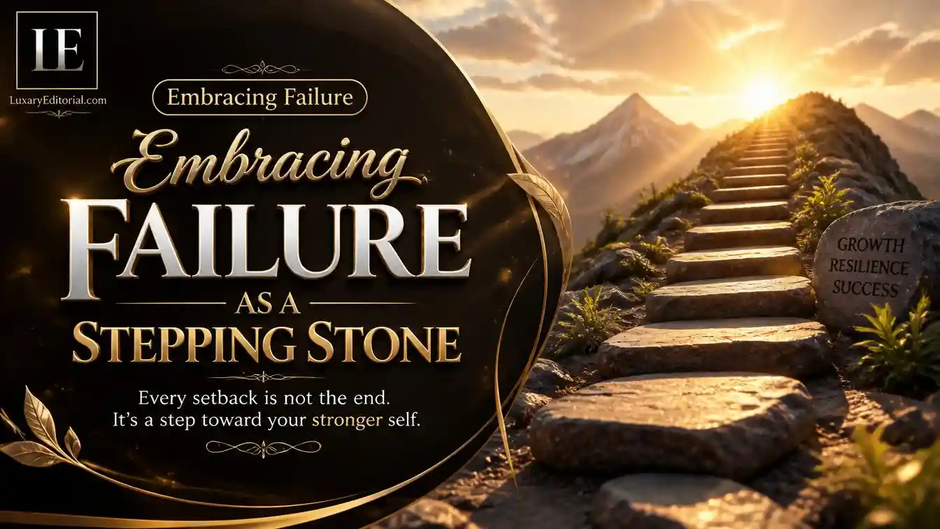 Embracing Failure as a Stepping Stone