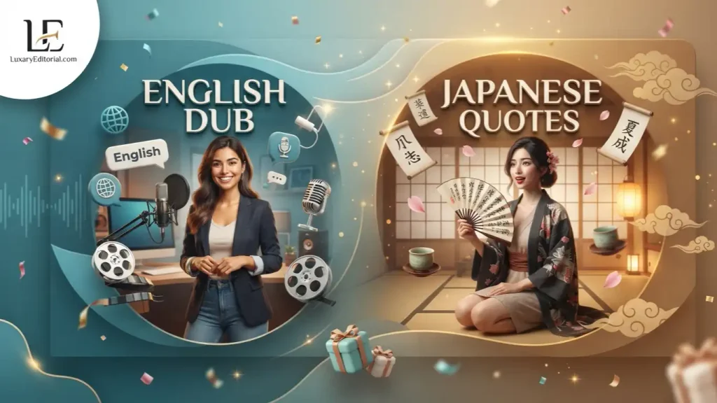 English Dub vs Japanese Quotes