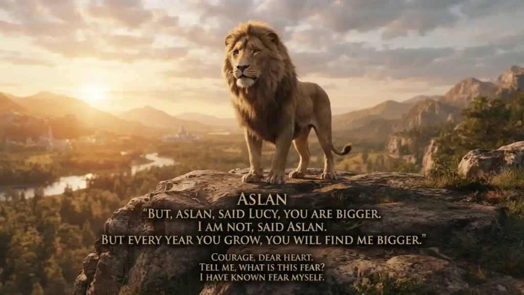 Famous Aslan Quotes About Courage