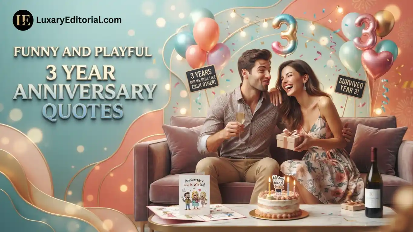 Funny and Playful 3 Year Anniversary Quotes