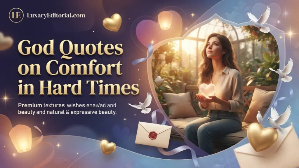 God Quotes on Comfort in Hard Times