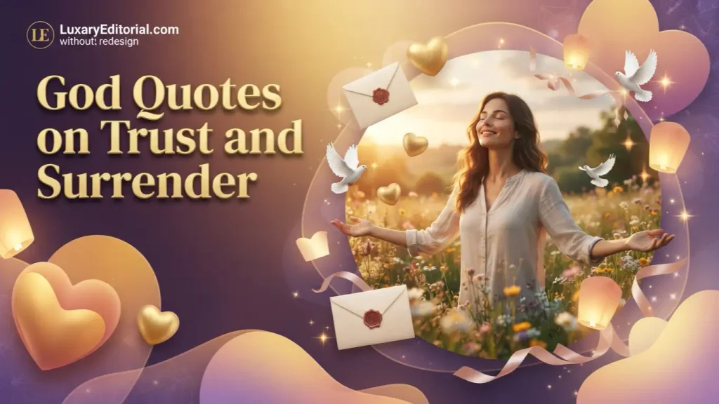 God Quotes on Trust and Surrender