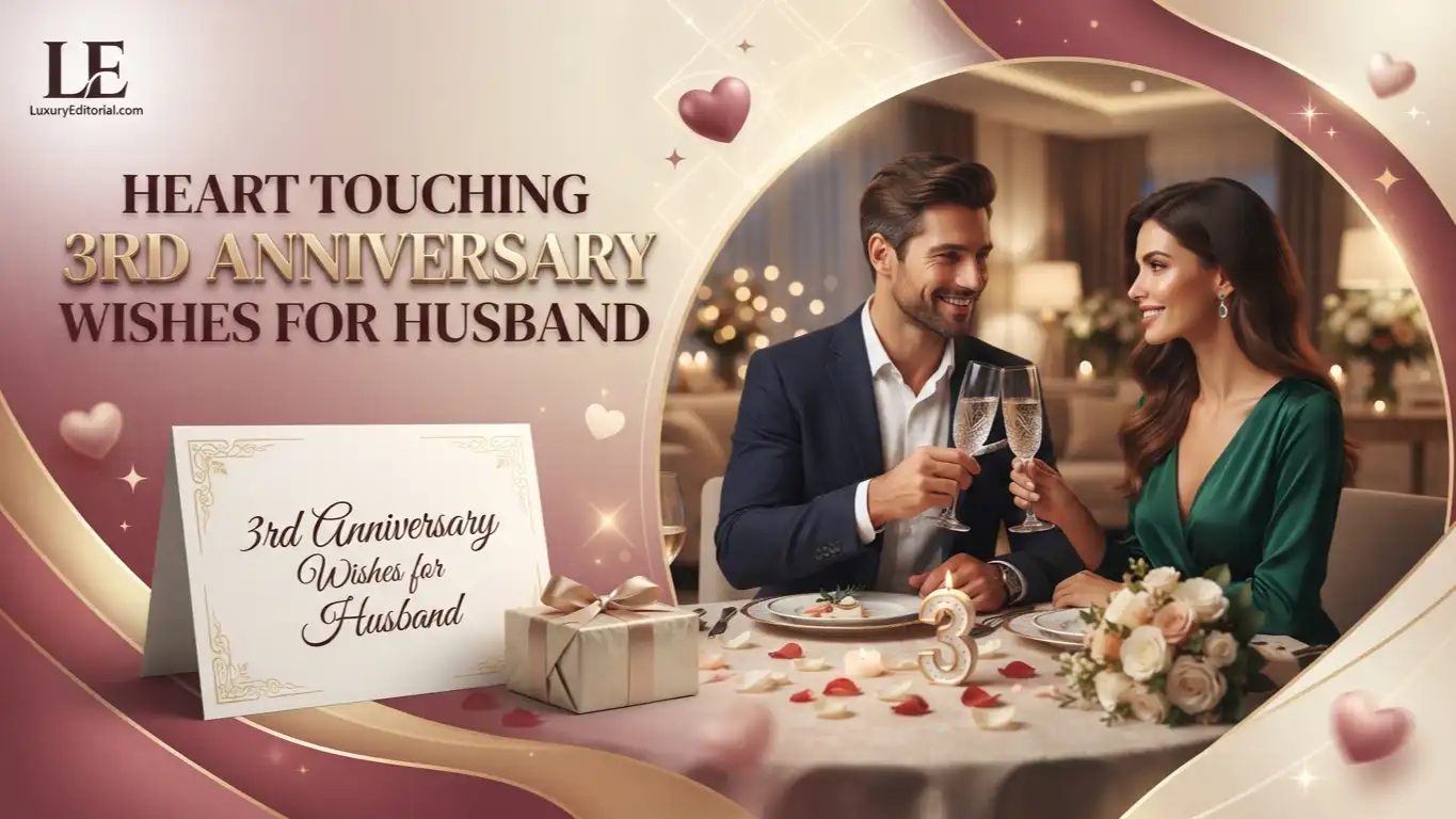Heart Touching 3rd Anniversary Wishes for Husband