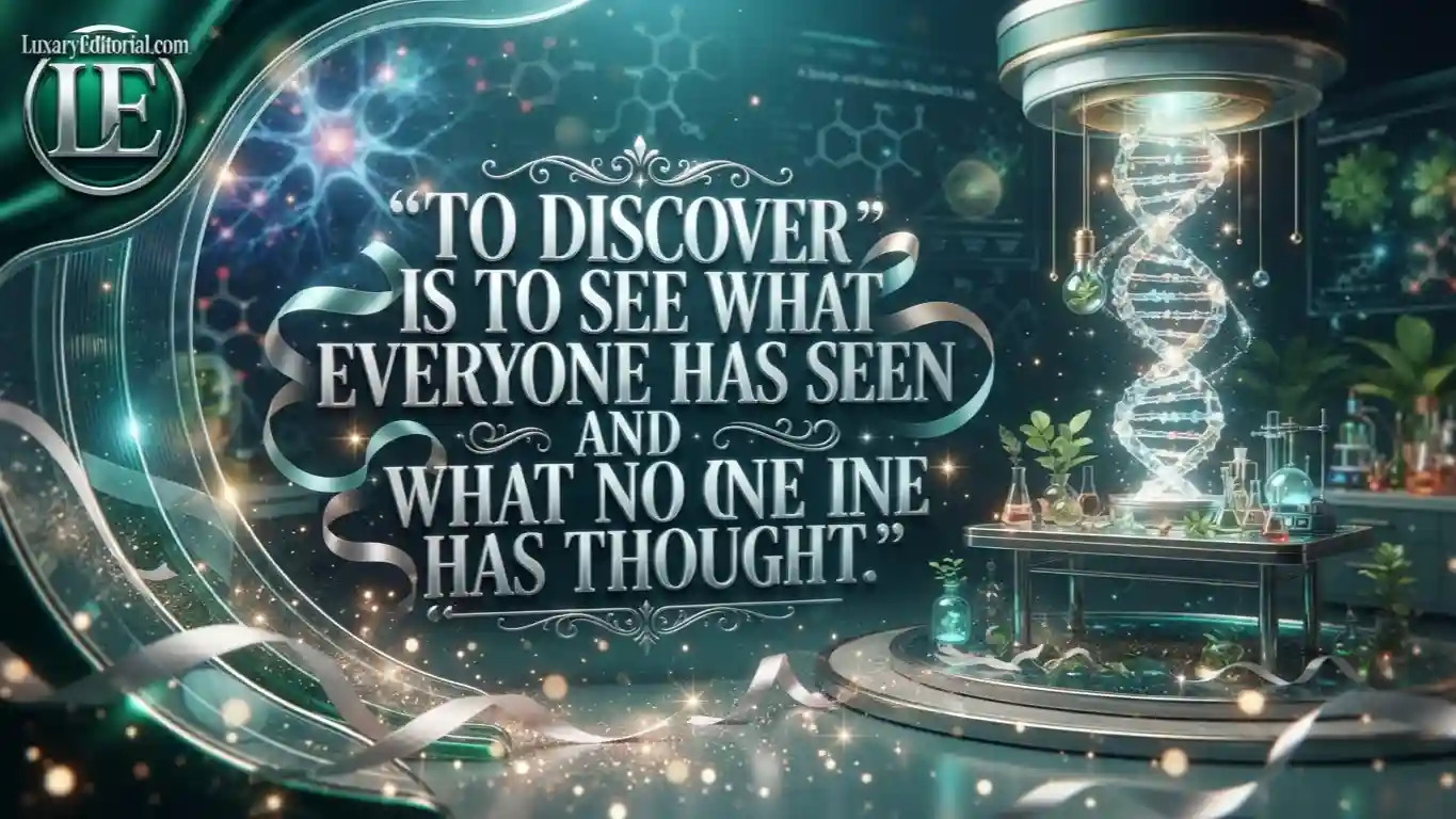 Inspiring Wisdom on Science and Discovery