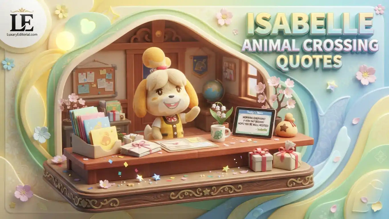 Isabelle animal crossing quotes