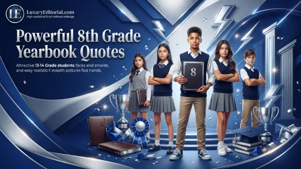 Powerful 8th Grade Yearbook Quotes
