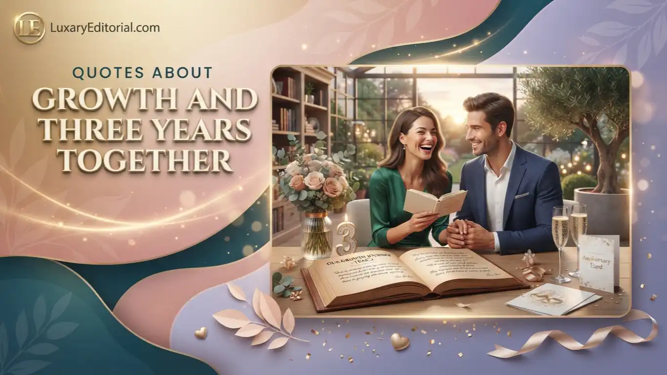Quotes About Growth and Three Years Together