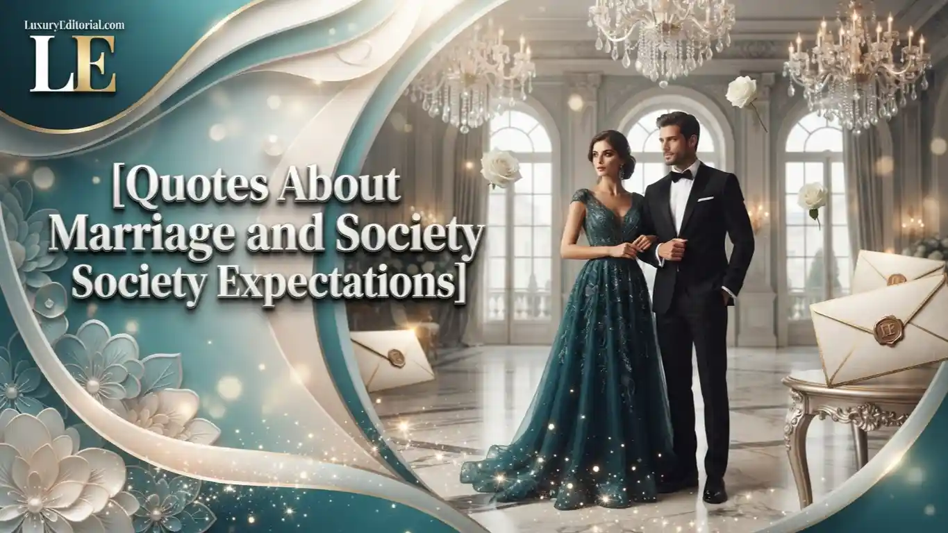 Quotes About Marriage and Society Expectations