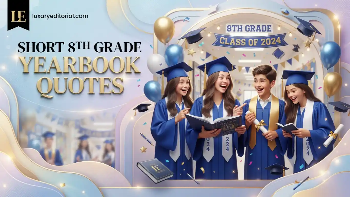 Short 8th Grade Yearbook Quotes