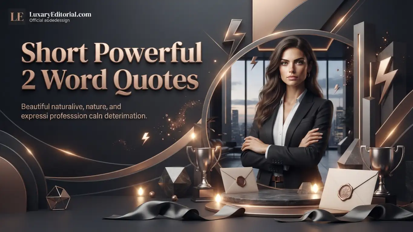 short powerful two word quotes