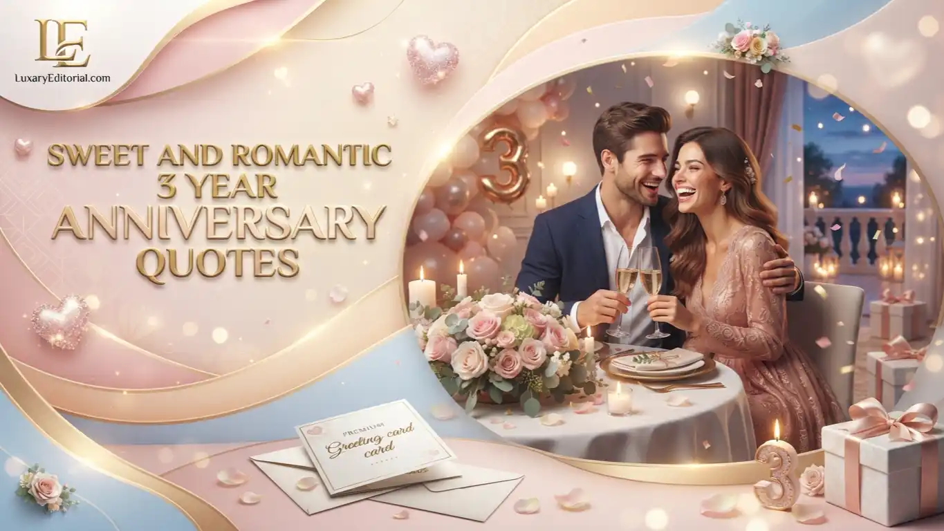 Sweet and Romantic 3 Year Anniversary Quotes