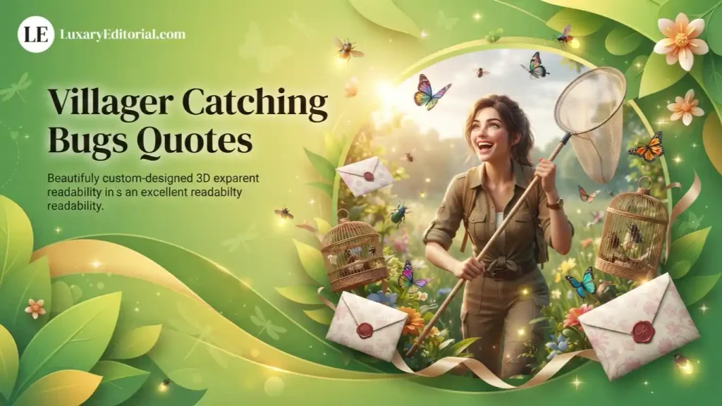 villager catching bugs quotes