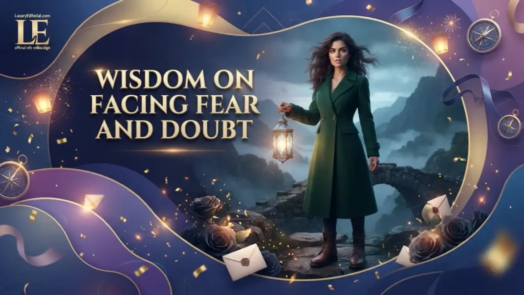 Wisdom on Facing Fear and Doubt