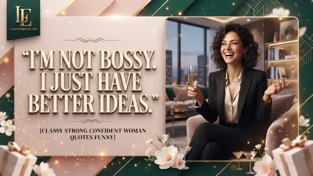 Classy Strong Confident Woman Quotes Funny