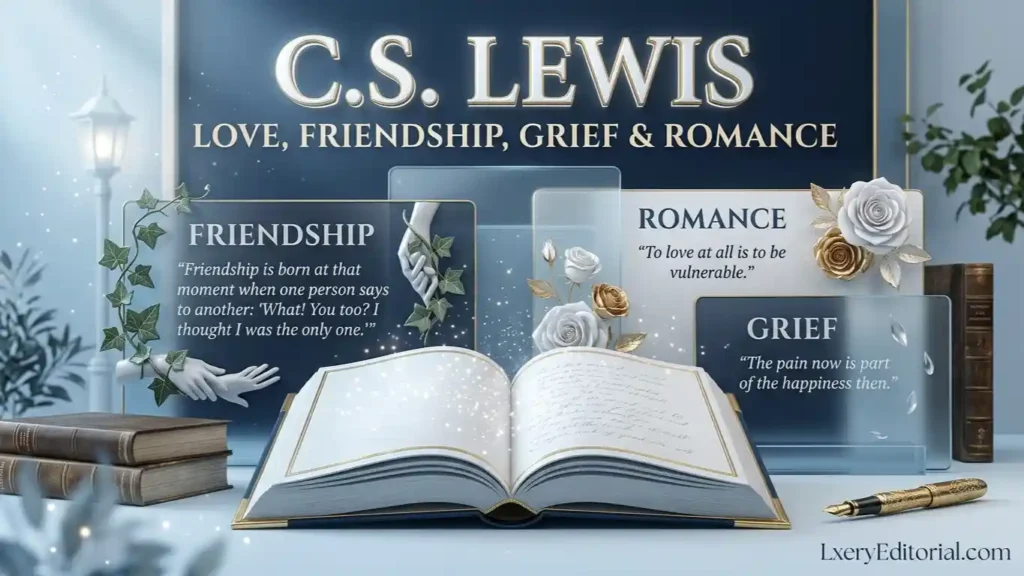 C.S. Lewis Love Quotes on Friendship, Grief and Romance