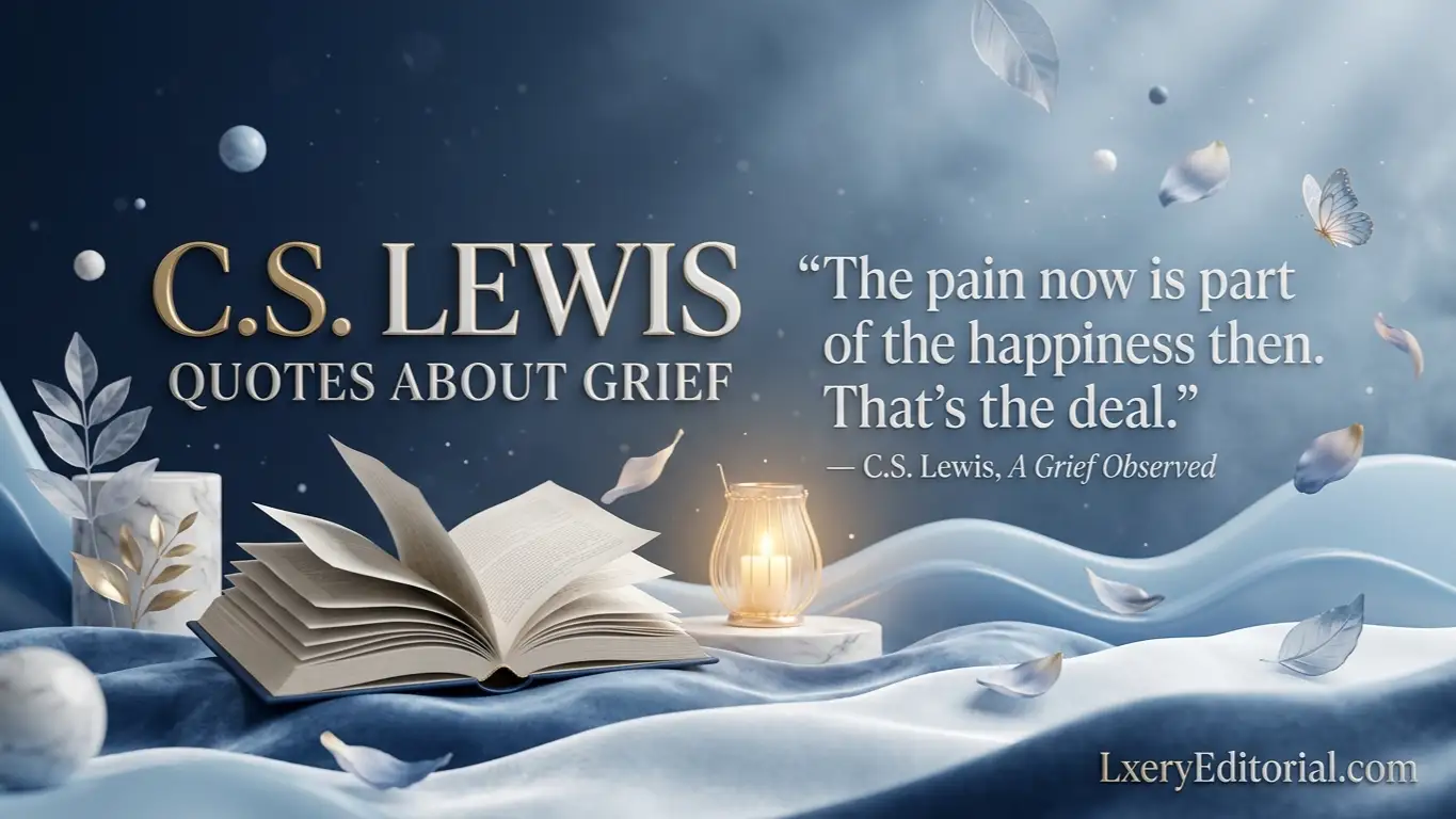 C.S. Lewis Quotes About Grief