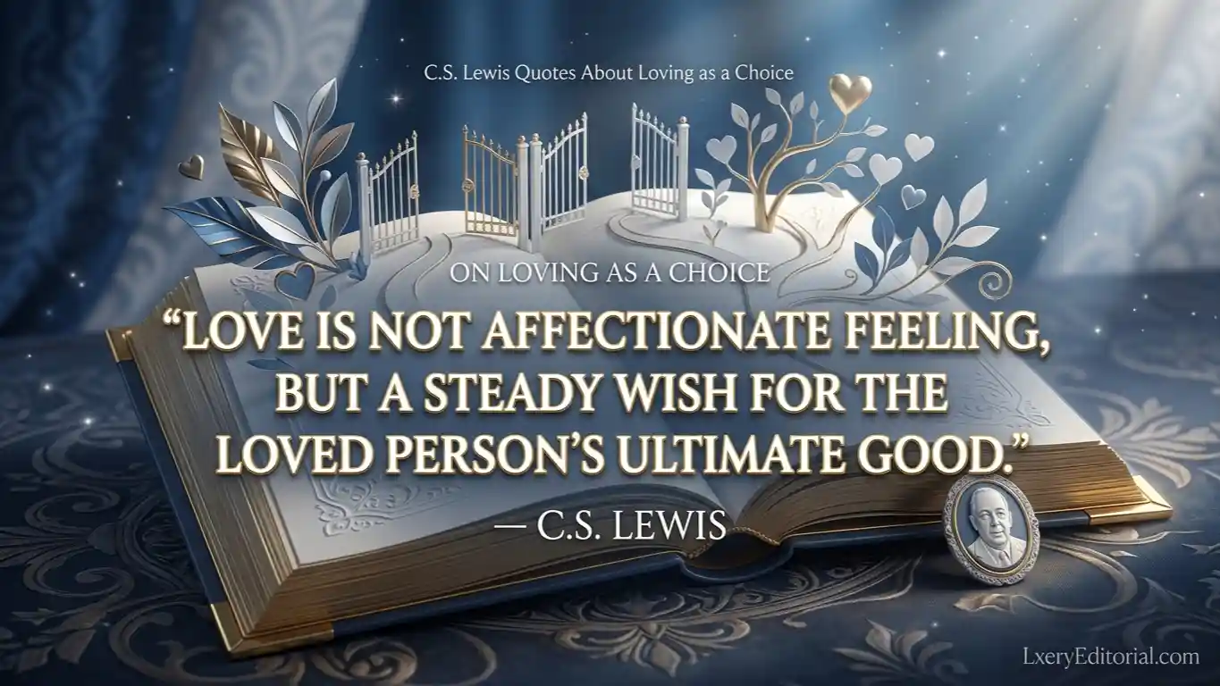 C.S. Lewis Quotes About Loving as a Choice