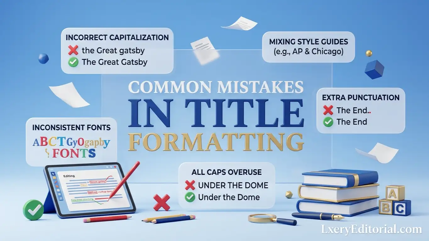 Common Mistakes in Title Formatting