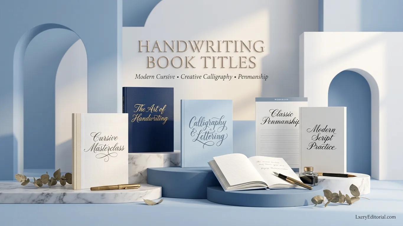 Handwriting Book Titles